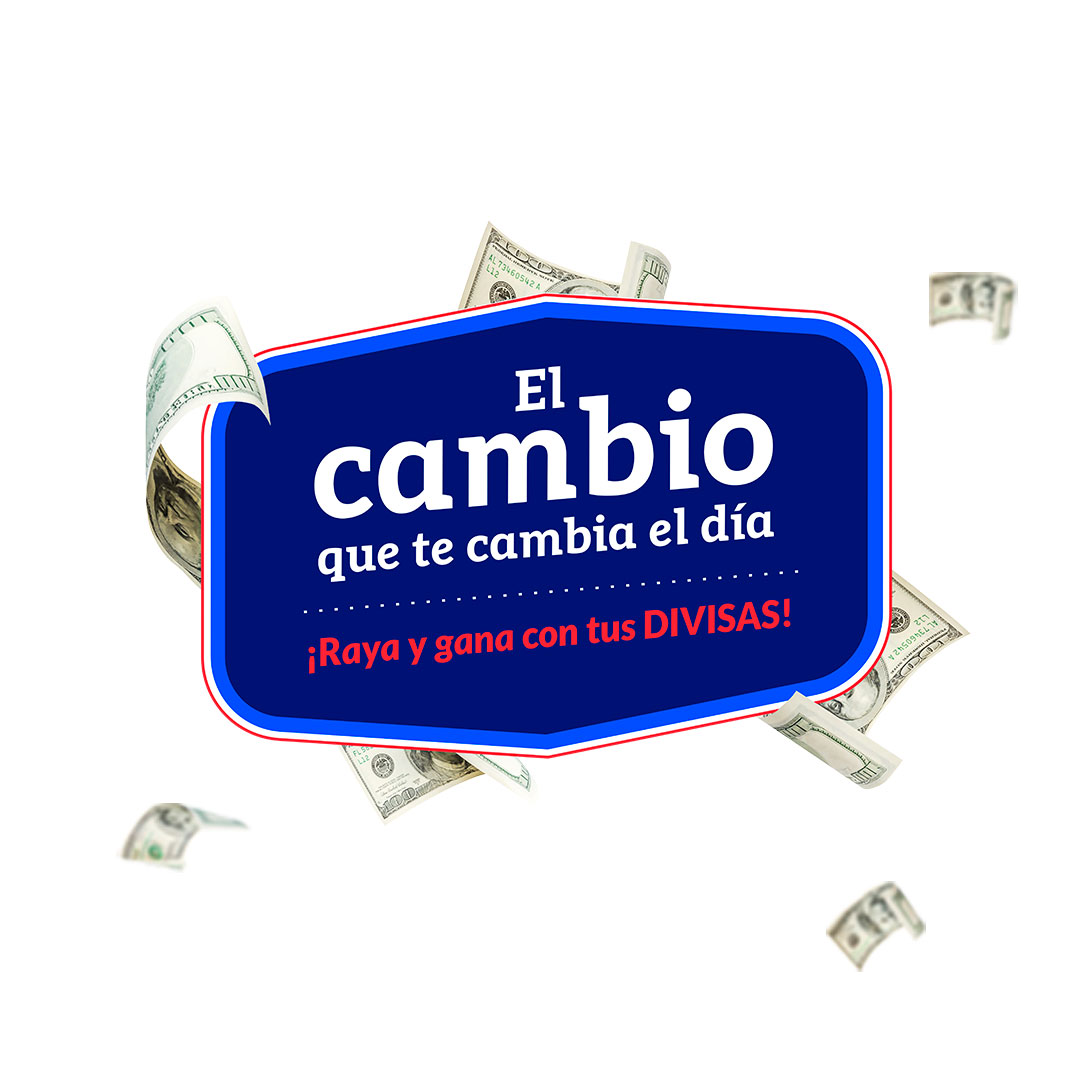 El cambio que cambia tu día. ¡Cambia tus divisas y podrás ganar al instante!